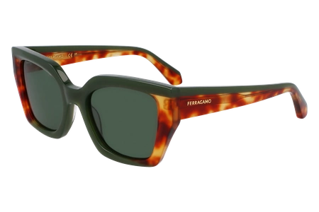 ferragamo, SF 2035S, sievietēm, stūrains, plastmasa