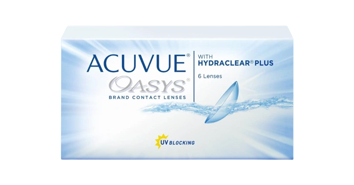 ACUVUE OASYS® ar HYDRACLEAR® PLUS
