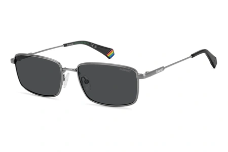 polaroid, PLD 6227SX, vīriešiem, stūrains, polarizēts, metāls