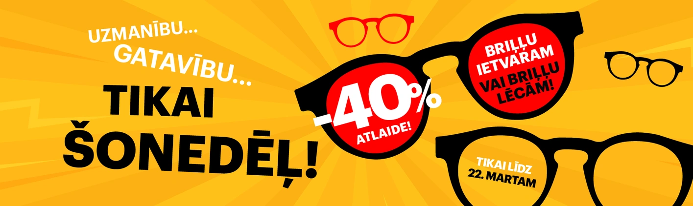 Akcija vai nu ietvaram vai lēcām