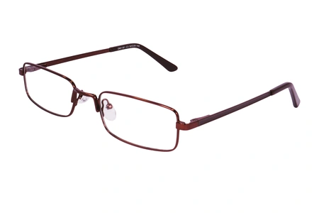 your line, DM 1181, half-rim, kvadrātveida, metāls