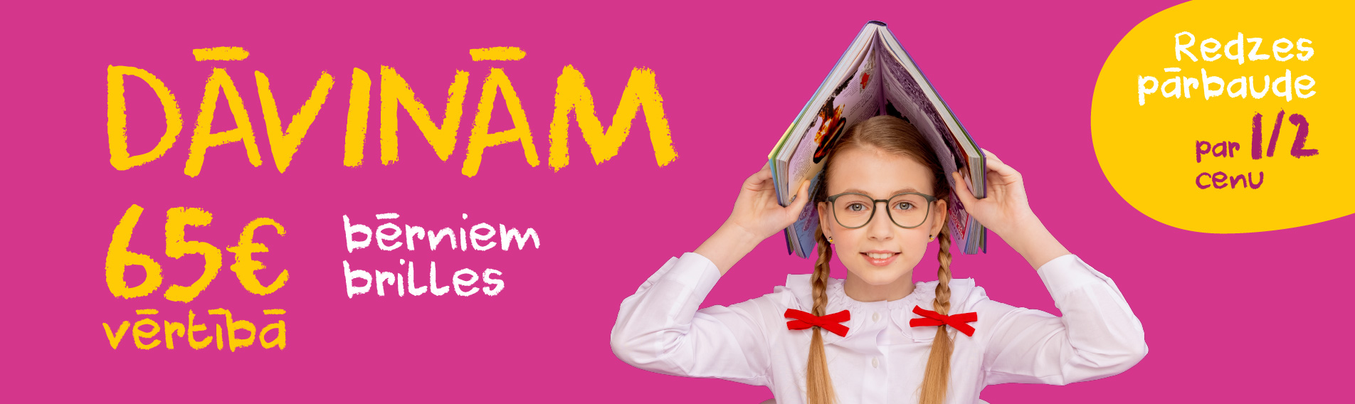 Dāvinam bērniem brilles